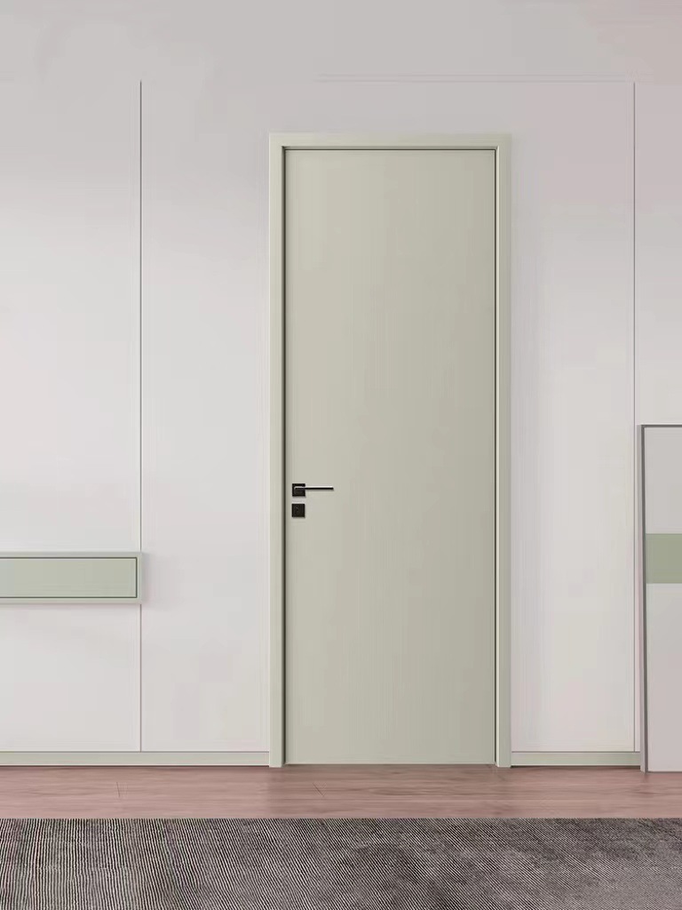 卧室套装门 极窄木门 房间室内门 高品质木门 外平内开门