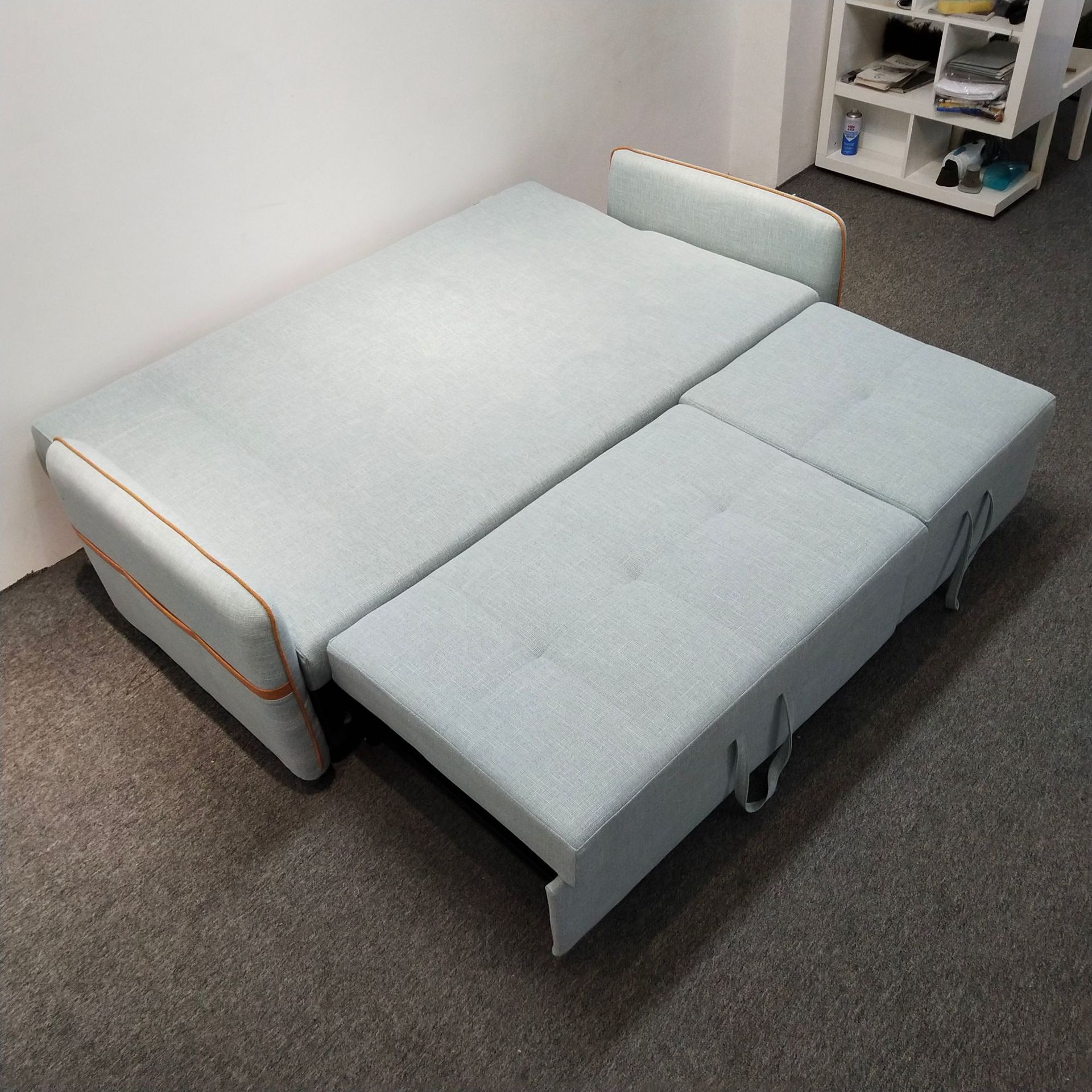 布艺沙发床两用可折叠三人位隐藏拖拉贵妃位小户型公寓定制沙发床