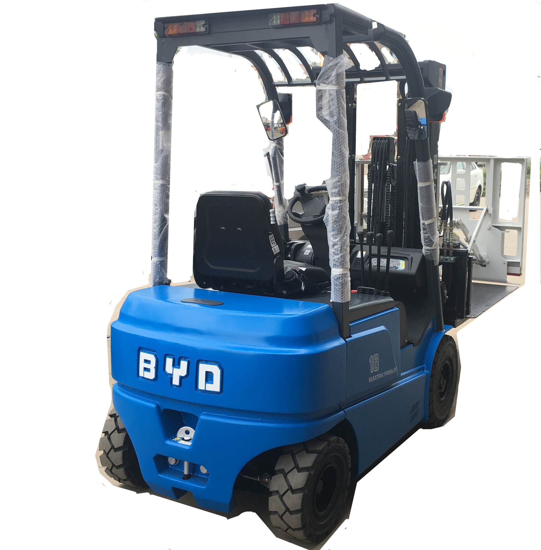 锂电池推拉器叉车 推拉器叉车 纸滑板用叉车 没有托盘装卸货叉车