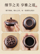 铜香炉纯铜仿古供奉供佛祭祀家用室内焚香炉线香炉摆件室外墓地