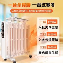 格力电暖器取暖器电油汀15宽片NDY19-S6030家用卧室客厅省电暖气
