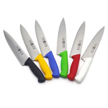 彩色柄分刀分色西餐刀塑料柄水果刀厨师料理刀具主厨刀商用刀具