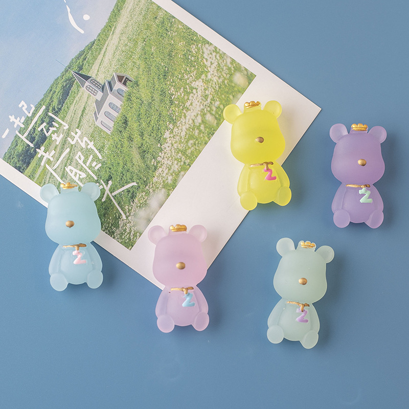 网红哈尼暴力熊冰箱贴装饰3d立体个性创意家居饰品板