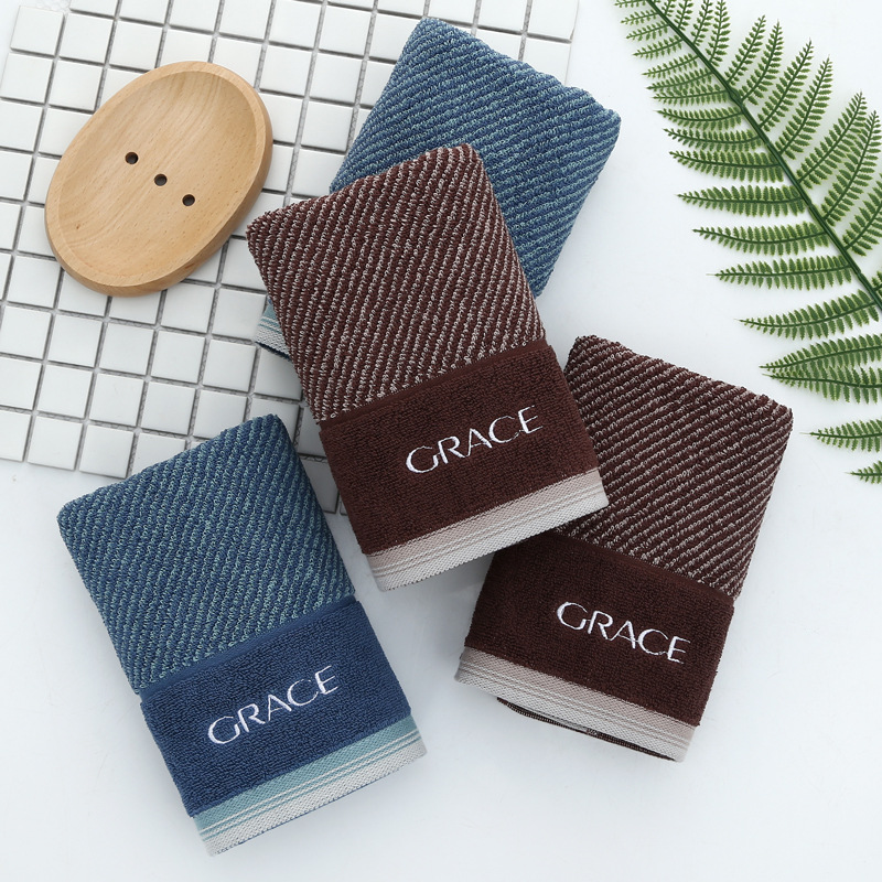 品牌直营批发成人家用深色加厚高档毛巾洁丽雅9202全棉毛巾一等品