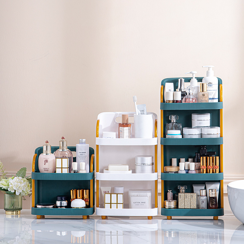 cosmetics storage ra wholesale student dormitory desktop organizing ra kitchen condiment multi-yer storage ra for delivery