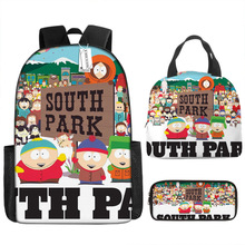 南方公园周边背包学真理之杖South Park学生书包卡通午餐包铅笔盒
