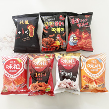 进口零食休闲食品膨化九日炒年糕条鸡肉味糯米条打糕条100g韩国