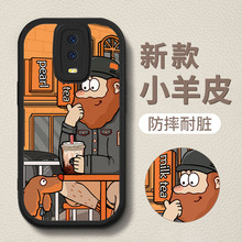 黑色玫瑰适用oppor17手机壳r17pro新款r15梦境版小羊皮r15x高级标准版