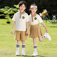 中小学生校服套装夏装全套男童女童英伦学院风儿童班服幼儿园园服