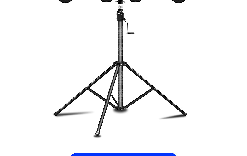 舞台灯光4.5米手摇升降灯架led帕灯支架婚庆演出光束灯三脚架桁架