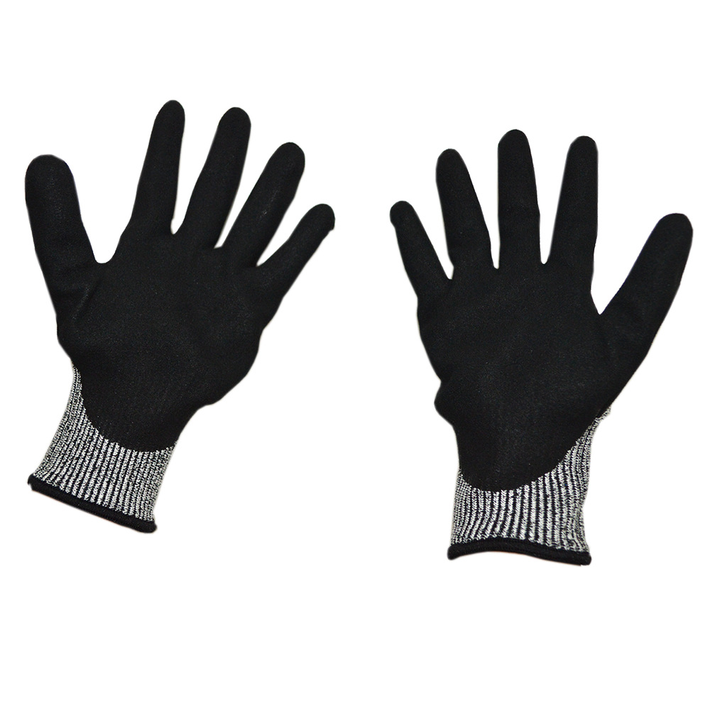 加长款弹簧防割防刺护臂手套5级防割316l不锈钢手套 长款钢丝手套