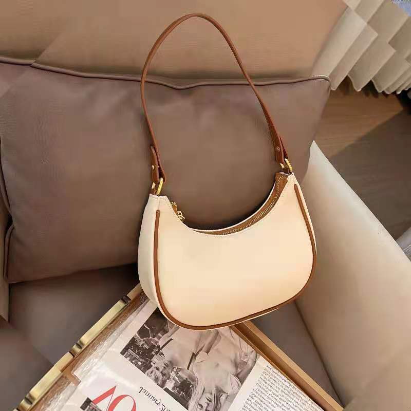 New Niche Crescent-Shaped Women's Bag Personalized Fashion High-Grade Shoulder Handbag Underarm Bag Small Bag for Women