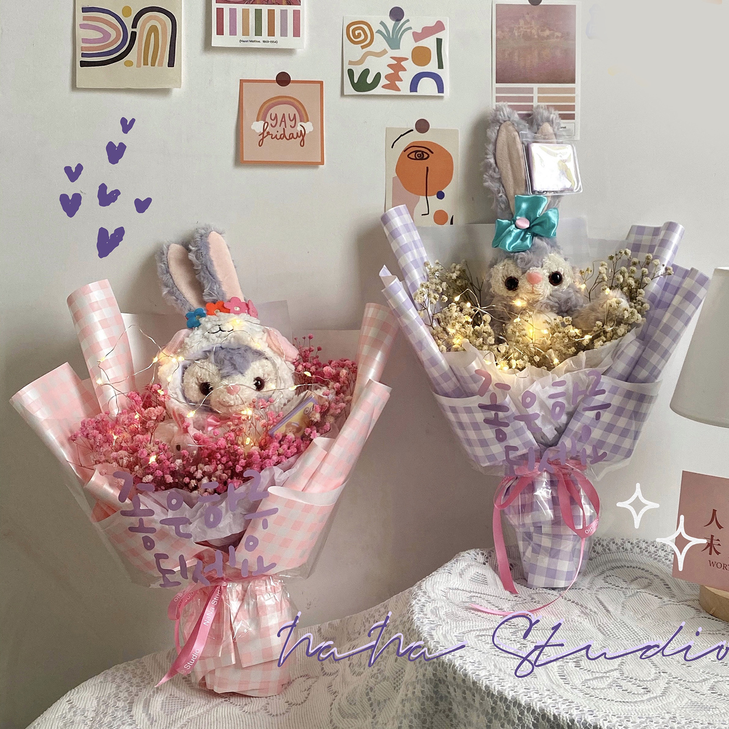 女童生日花束网红生日礼盒送女儿适合送女儿的公主儿童女生女孩