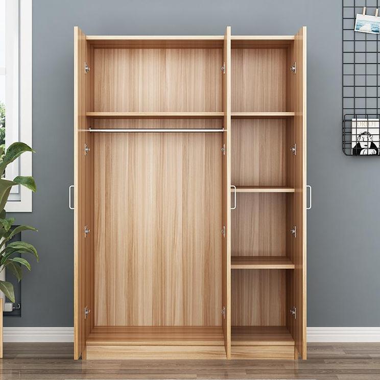 木制衣柜家用卧室简易大容量实木拉门2021年新款儿童男孩简约现代