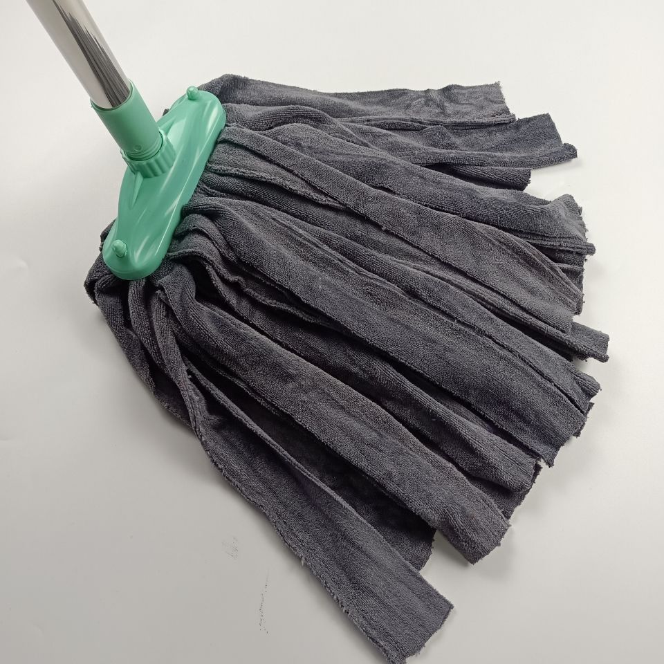 毛巾条拖把吸水老式拖把传统圆头扁头拖布超吸水拖把拖地