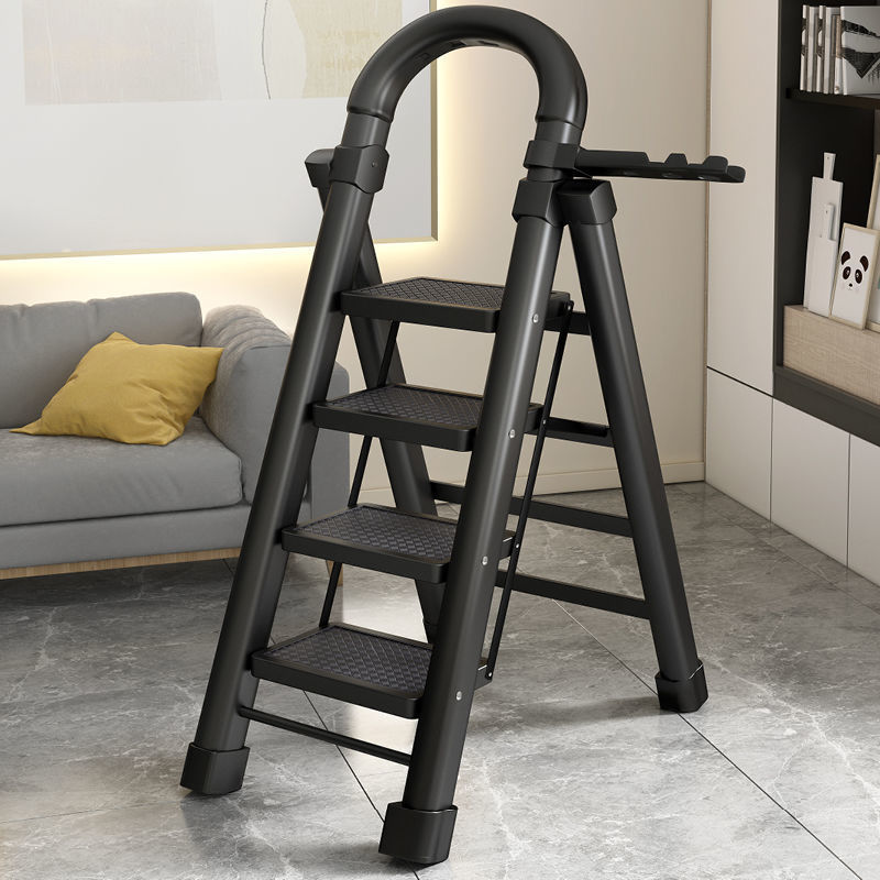 家用梯子四步梯步步高室内扶梯四步五步梯人字梯加厚钢管多功能梯