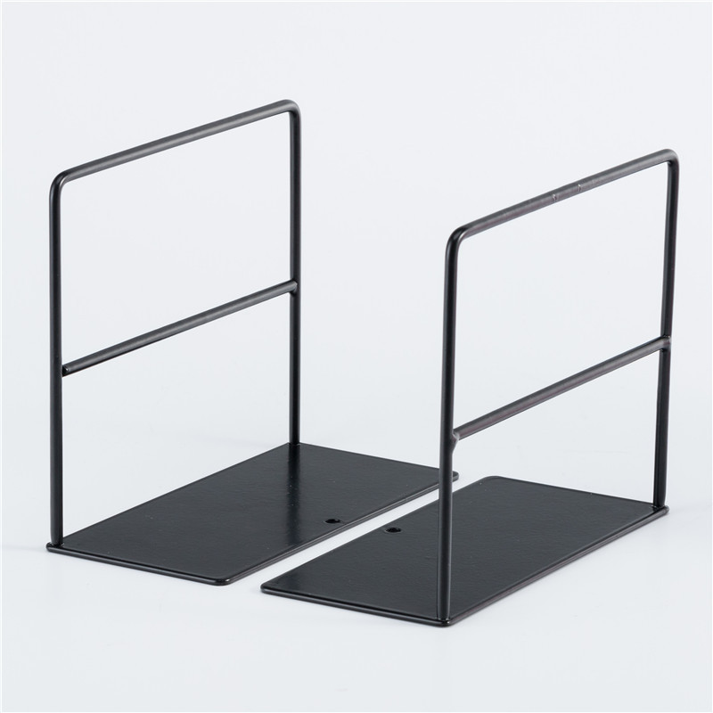 桌面书立架铁质书本收纳置物书立阅读书靠架学生课桌上简易小书架