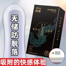 赤尾防脱落无储避孕套超薄裸入001玻尿酸安全套成人计生用品批发