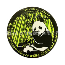 工厂定 制熊猫纪念币金属双面币纪念币景区活动文创纪念品可验厂