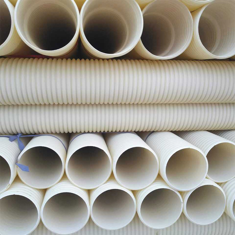 pvc双壁波纹管  工程pvc波纹管排污排水管道通讯管道dn250波纹管