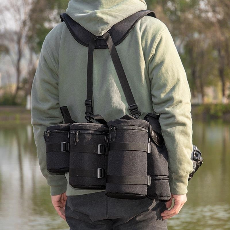 机运摄影腰带反相背包摄影师单肩相机抗震摄影运动专业单反镜头单