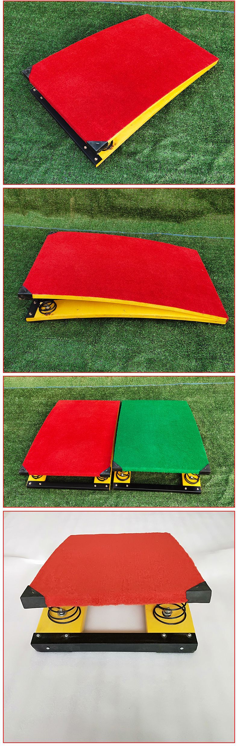 厂家s型助跳板跳远田径起跳板弹力板 弹簧踏板空翻助力器儿童跳板