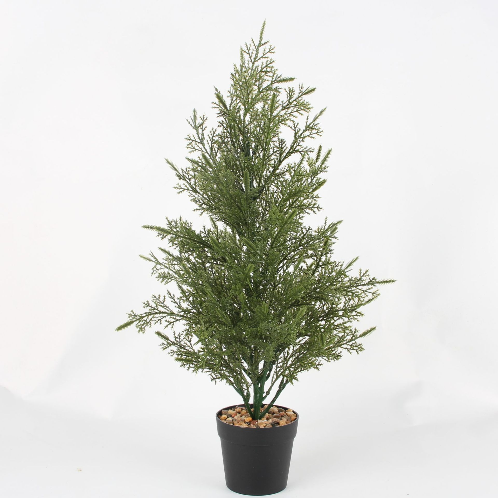 Simulation Christmas Pine Cypress Desktop Living Room Bonsai Decoration Simulation Green Plant Simulation Artificial Flower Simulation Small Tree Bonsai