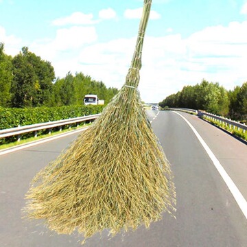 扫马路大扫把扫院子单个工厂车间大号老式竹扫把户外捎把扫帚