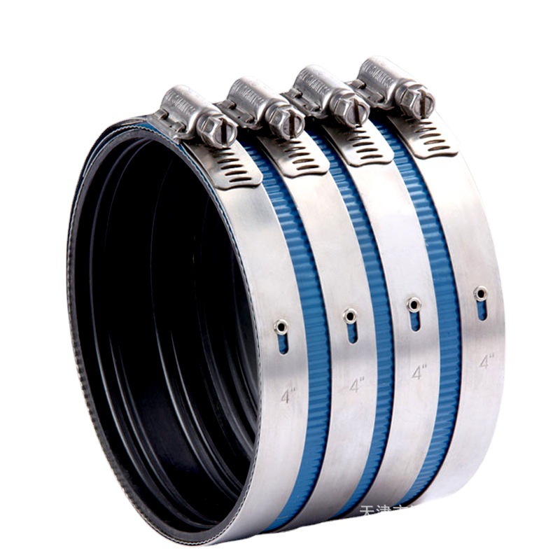 【工厂】201301304不锈钢w型柔性接口铸铁管pvc管变径管束卡箍