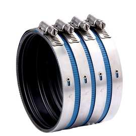 【工厂】201301304不锈钢w型柔性接口铸铁管pvc管变径管束卡箍