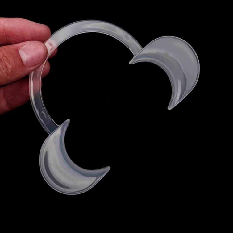 现货新款乳白色c型开口器 支撑扩口器 张口气