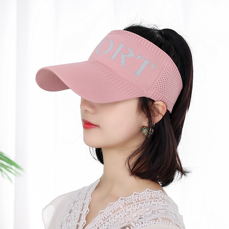 Hat Female Korean Spring Summer Cycling Outdoor Sports Peaked Cap Baseball Cap Male Sun Hat Student Crownless Sun Hat