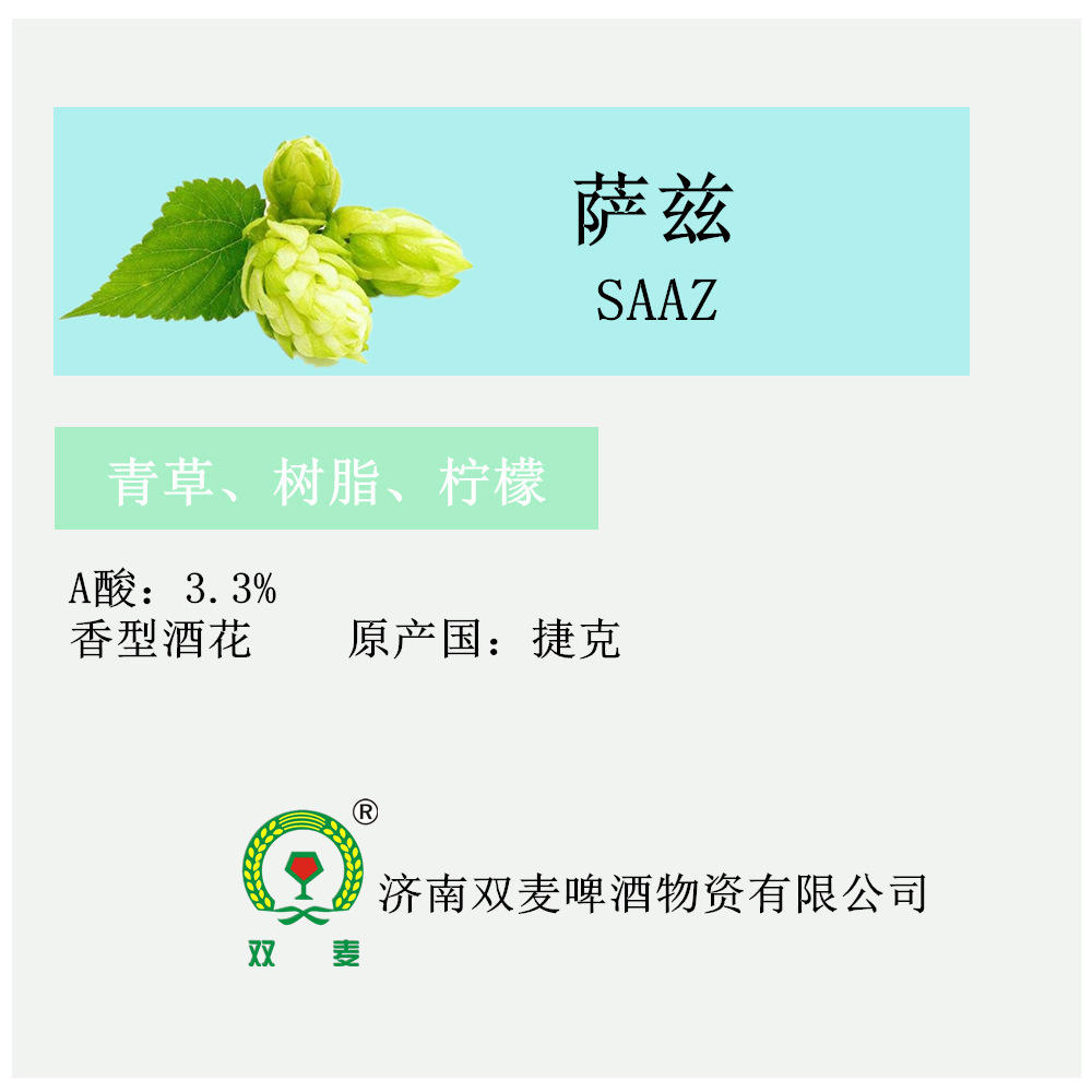 啤酒花捷克进口捷克萨兹精选酒花香型saaz酒花精酿自酿萨滋啤酒花
