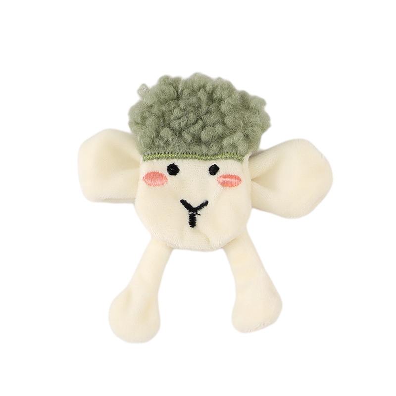 Blush Sheep Plush Brooch Japanese Cartoon DIY Pendant Autumn and Winter Lovely Bag Animal Ornament Accessories Wholesale