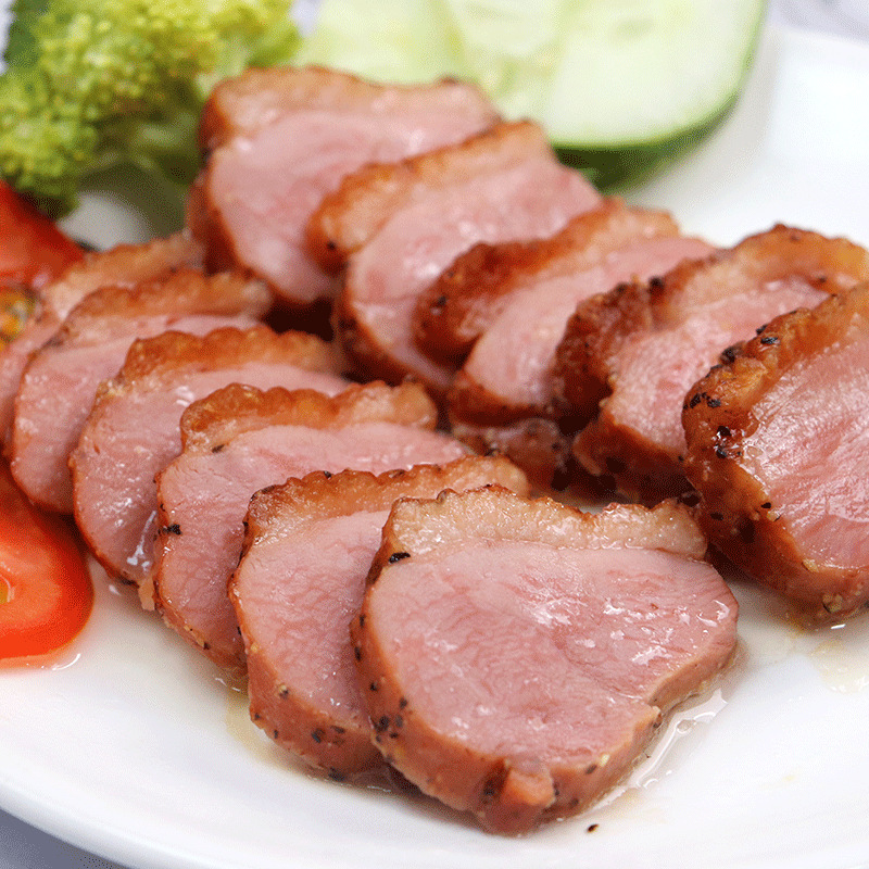 膳立方黑椒鸭胸肉烟熏原味冷冻半成品快餐商用熟鸭脯约200g起