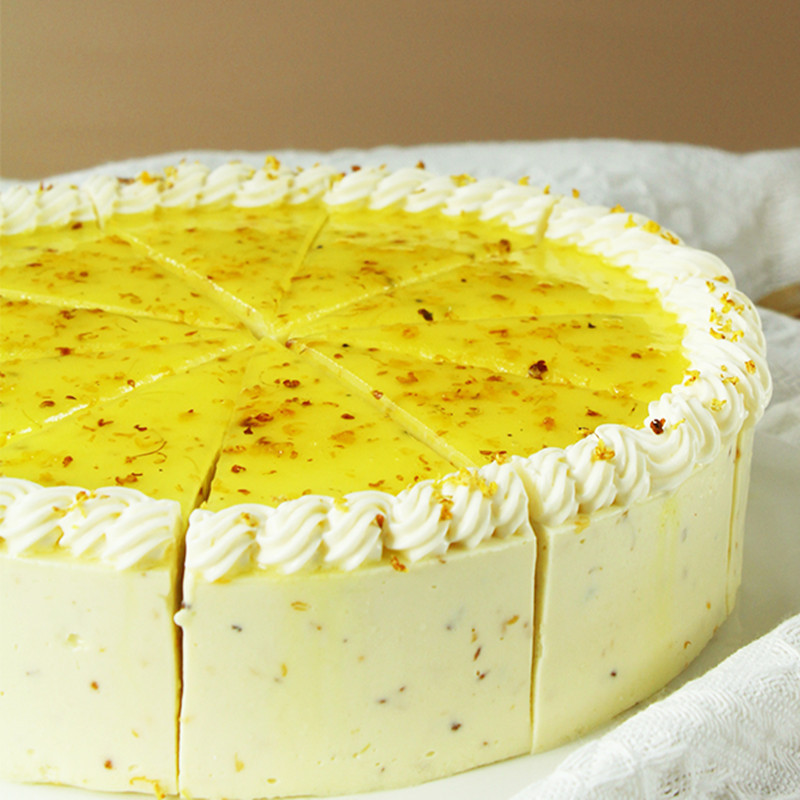 糕斯顿芝士蛋糕 桂花酒酿芝士乳酪蛋糕 慕斯蛋糕-阿里巴巴