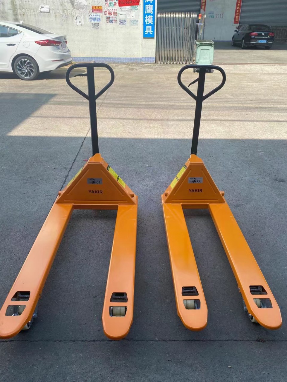 大功率加厚钢板手动省力叉车搬货搬运出货工厂仓库厂房物流上下货