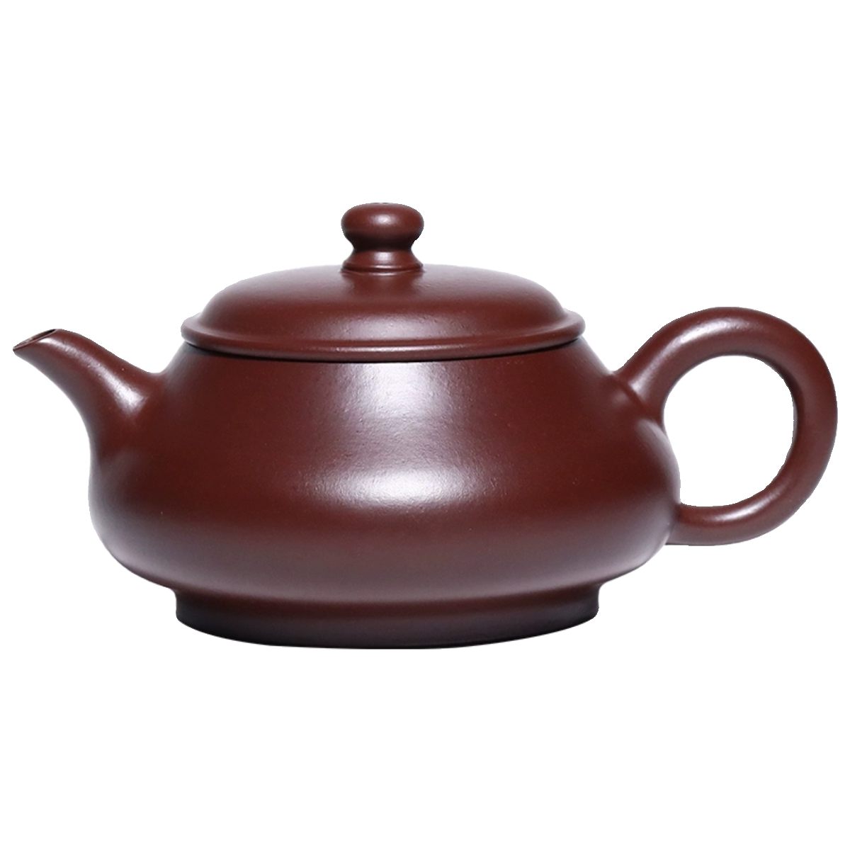 4jsh宜兴纯全手工紫砂壶紫朱泥大红袍球孔大口明炉壶家用仿古泡茶