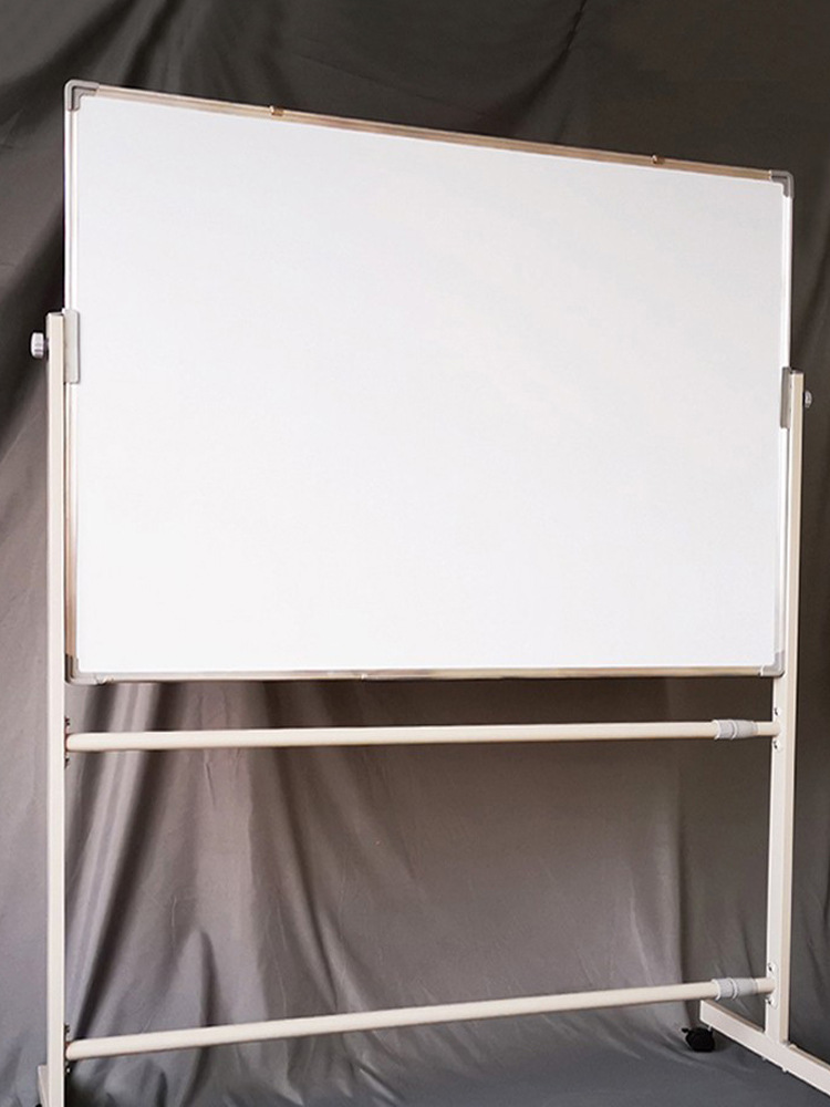 移动磁性白板支架式教学培训黑板写字板家用黑白版双面白色写字板