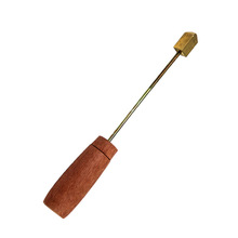 养蜂工具批发 烙铁埋线器 木柄铜头方头埋线器 巢础巢框埋线器