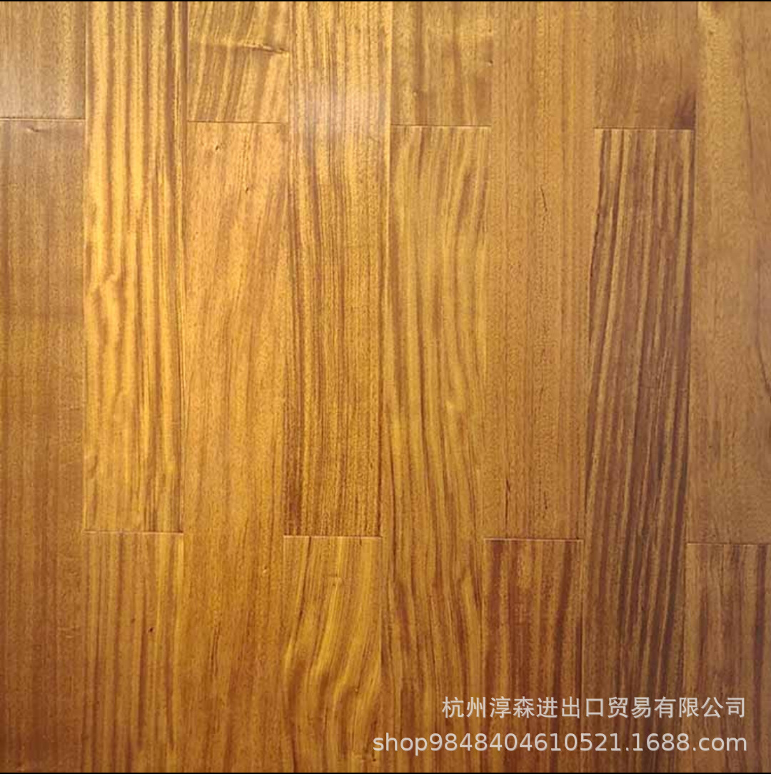 淳森小斑马木赛鞋木豆乌金木三层多层实木地板纯实木地板
