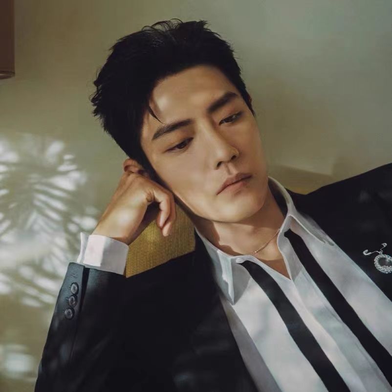 肖战同款项链素链带钻王一博网红纯银镶钻锁骨链纯链细链星动之夜