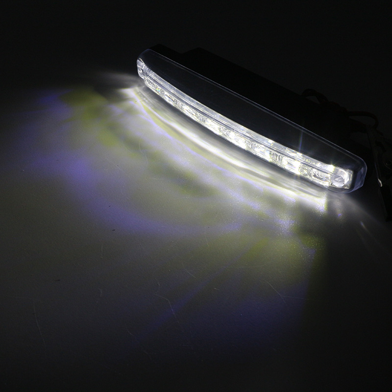 源头工厂高亮汽车led中网日行灯改装通用8led日间行车灯led中网灯