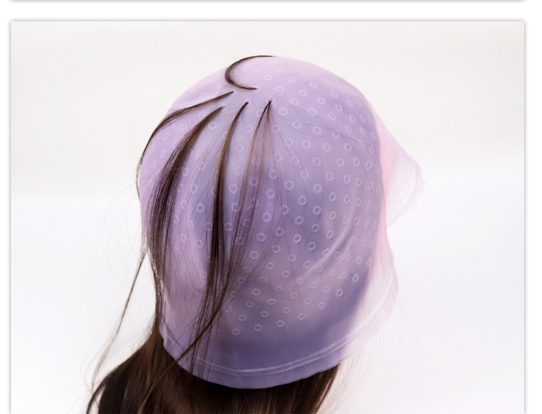 理发店专用染发挑染帽全硅胶焗油帽彩色帽发型师染发工具美发用品