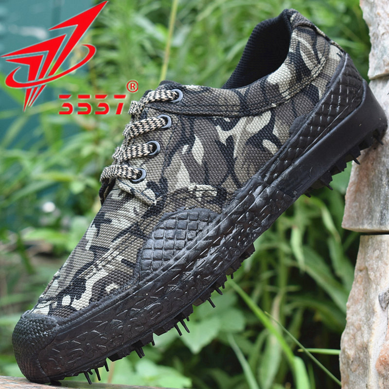 3537劳保鞋正品耐磨工地鞋男冬透气干活户外黄胶鞋低帮防滑训练鞋