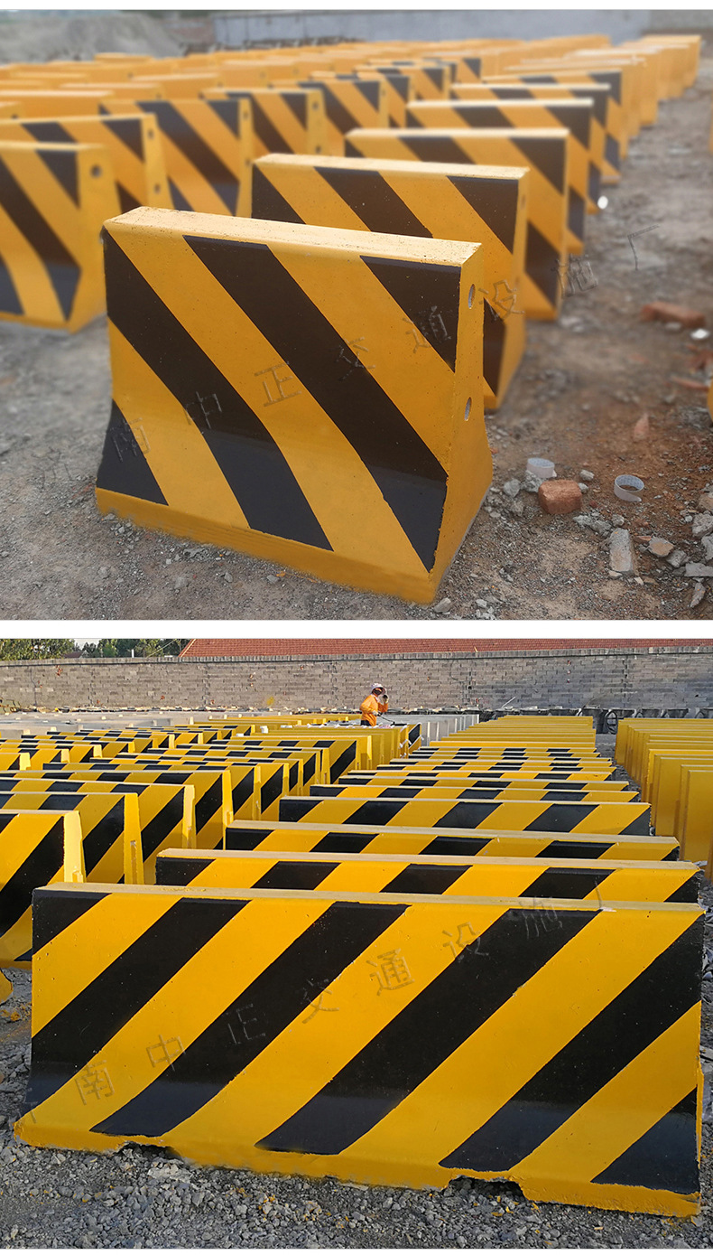 小区物业道路石墩子高速道路分流分隔警示路障路墩防撞水泥隔离墩