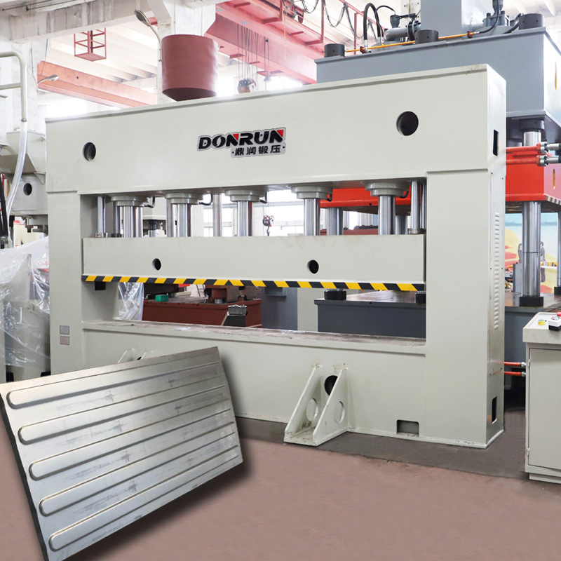 500吨板材加强筋成型龙门液压机 集装箱顶板侧板钢板压型油压机