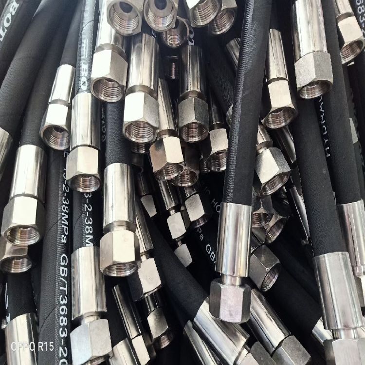 厂家销售工程机械液压油管高压钢丝编织缠绕胶管煤矿k型胶管总成