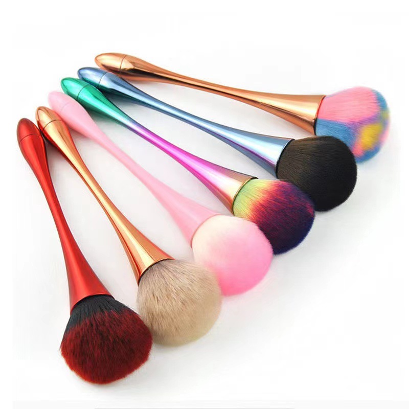 New Small Waist Makeup Brush Nail Art Dust Remover Powder Brush Blush Brush Beauty Tools Single Makeup Brush