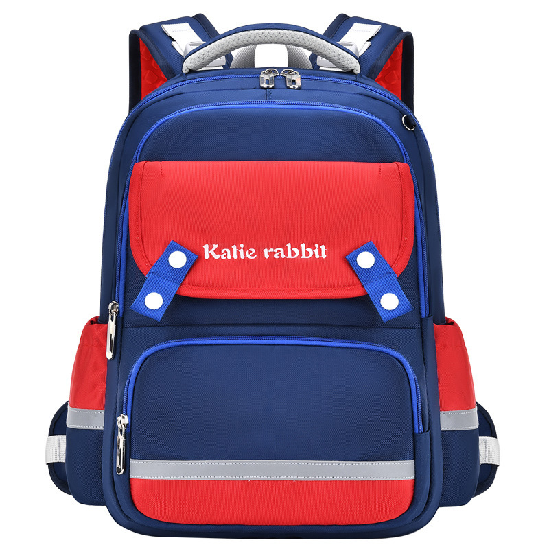 New Children's Schoolbag Boys' Spine Protection Portable Burden Alleviation Breathable Primary School Student Schoolbag